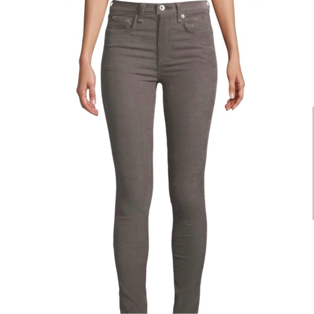 rag & bone Women's High Rise Gray Jeans